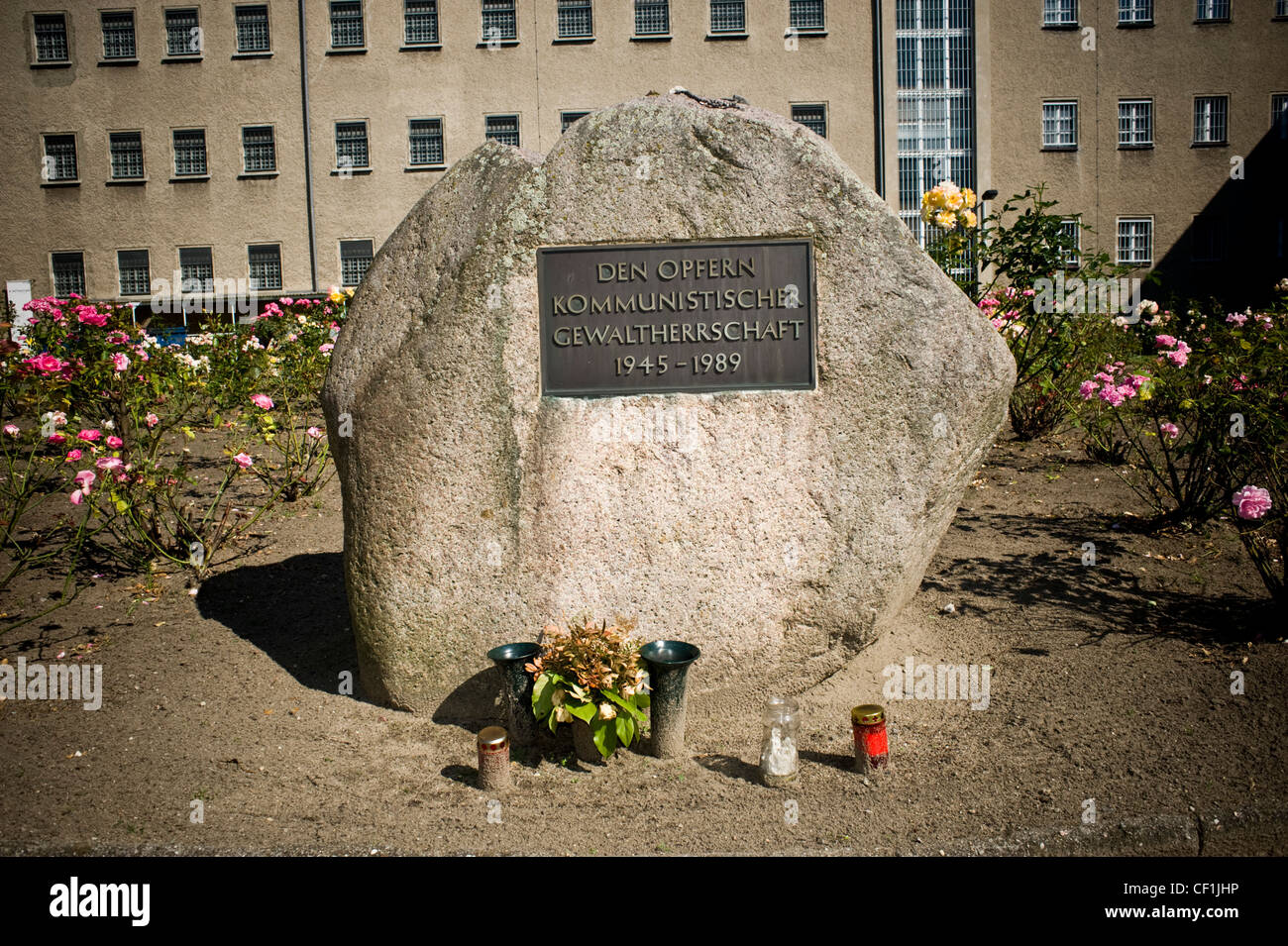 Das STASI-Gefängnis. Ehemalige sowjetische besondere Camp und Untersuchungshaft Gefängnis des Ministerium für staatliche Sicherheit DDR. Stockfoto