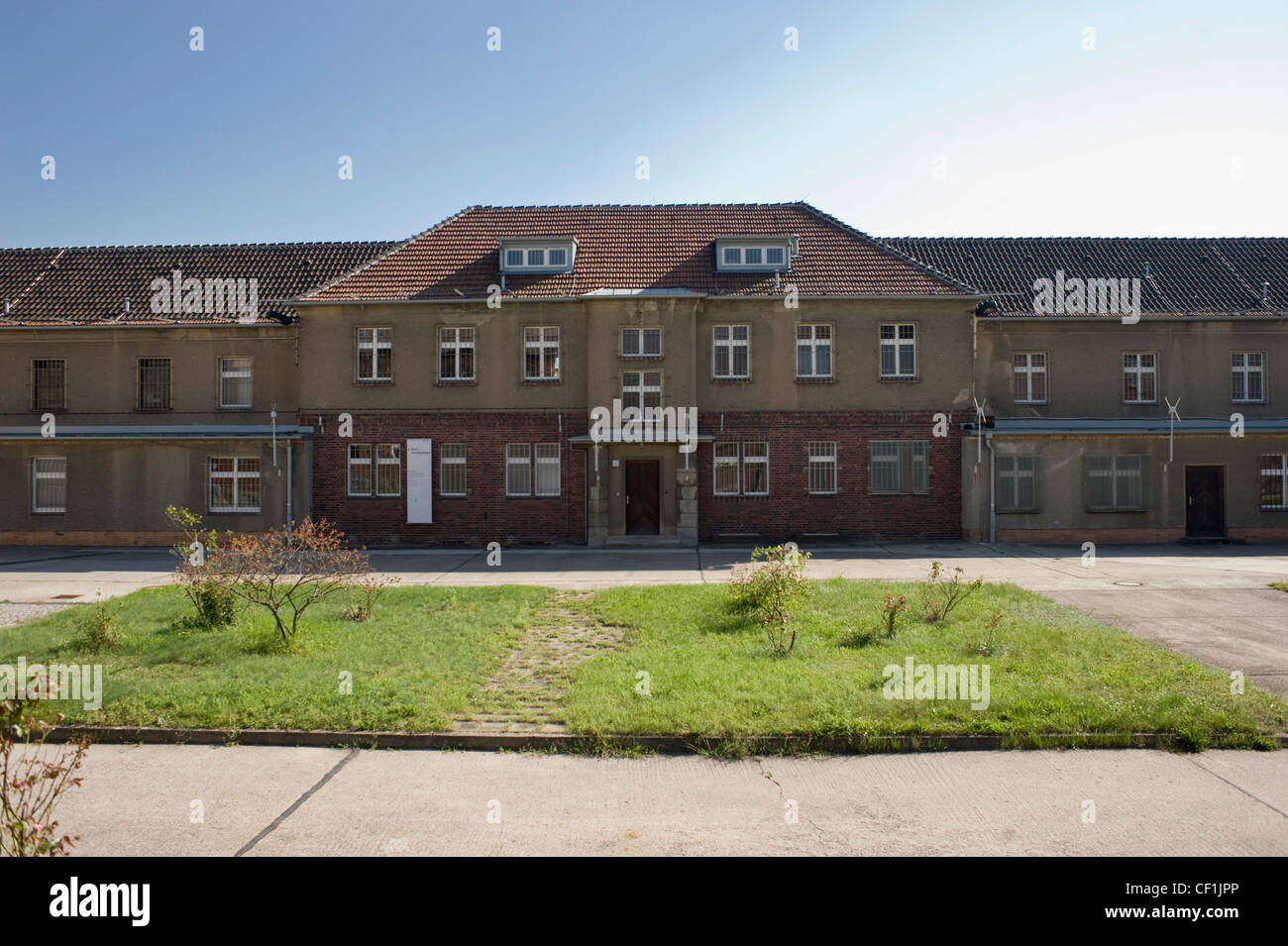 Das STASI-Gefängnis. Ehemalige sowjetische besondere Camp und Untersuchungshaft Gefängnis des Ministerium für staatliche Sicherheit DDR. Stockfoto