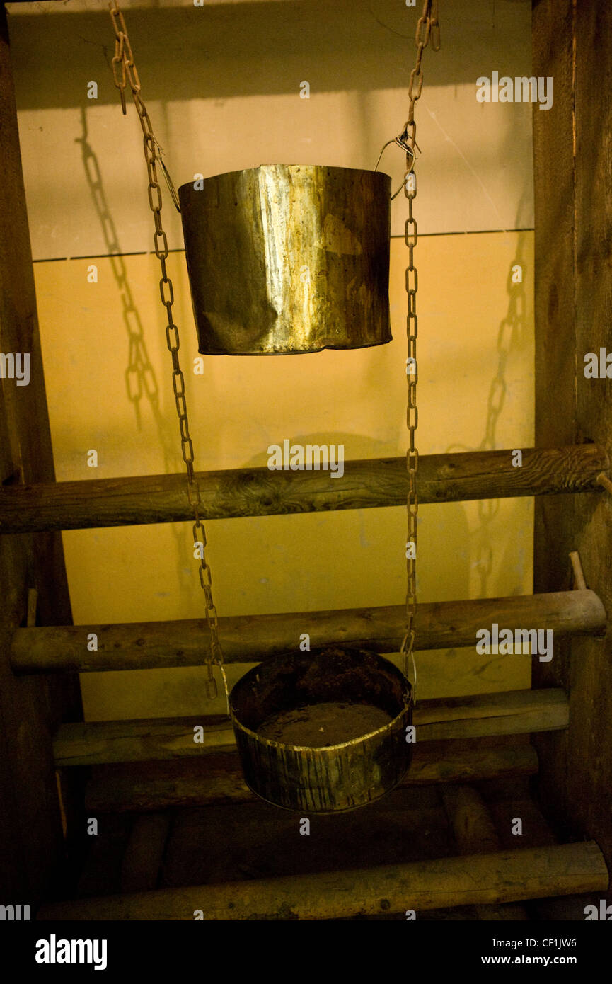 Das STASI-Gefängnis. Ehemalige sowjetische besondere Camp und Untersuchungshaft Gefängnis des Ministerium für staatliche Sicherheit DDR. Stockfoto
