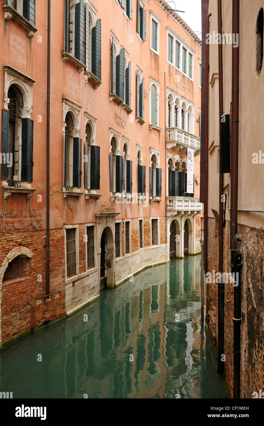 Kanal-Szene, Venedig, Adria, Italien Stockfoto