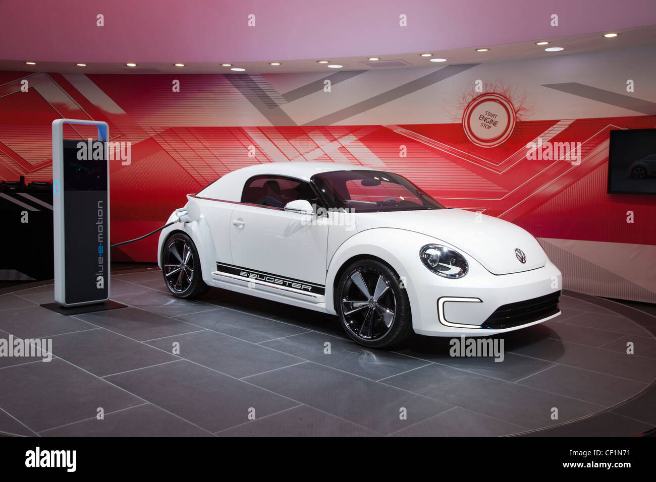 Volkswagen e-Bugster Konzept Plug-in-Elektro-Fahrzeug Stockfoto