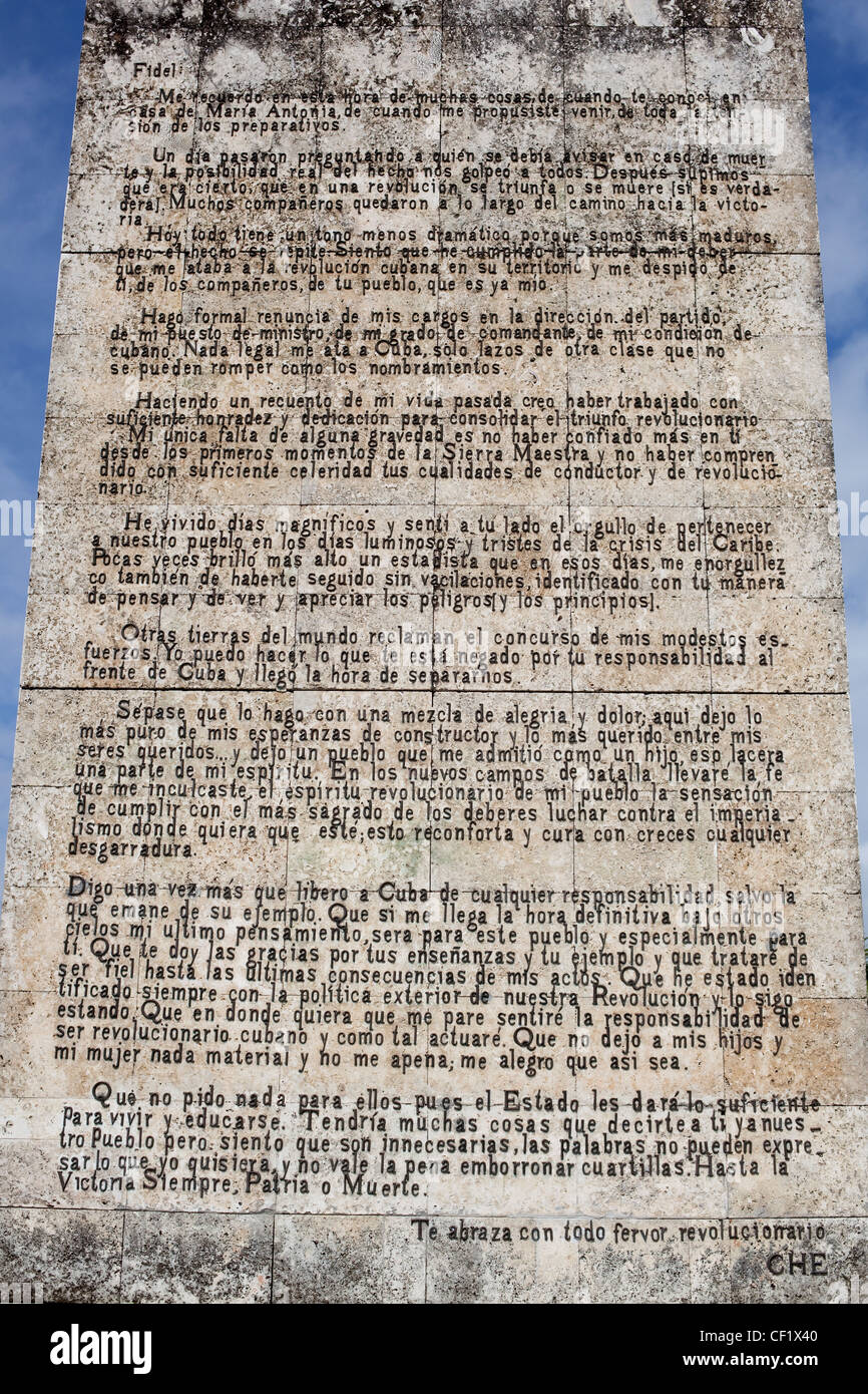 Che Guevara Mausoleum in Santa Clara, Kuba Stockfoto