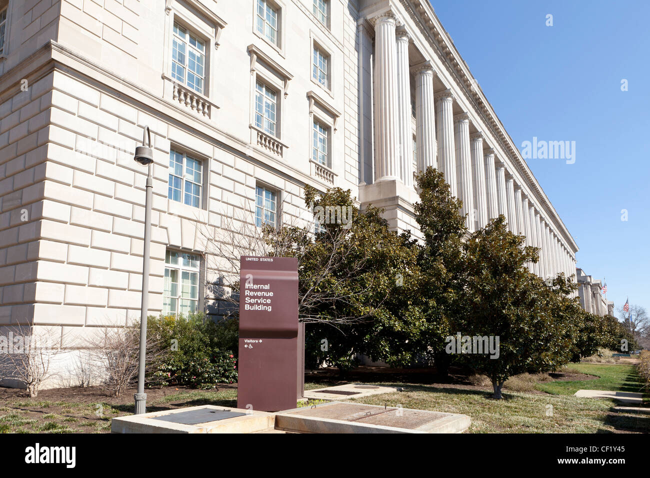 IRS Gebäude - Washington DC Stockfoto