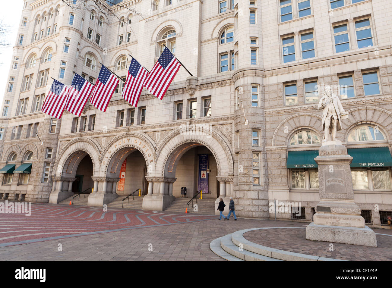 Altes Postgebäude - Washington, DC USA Stockfoto