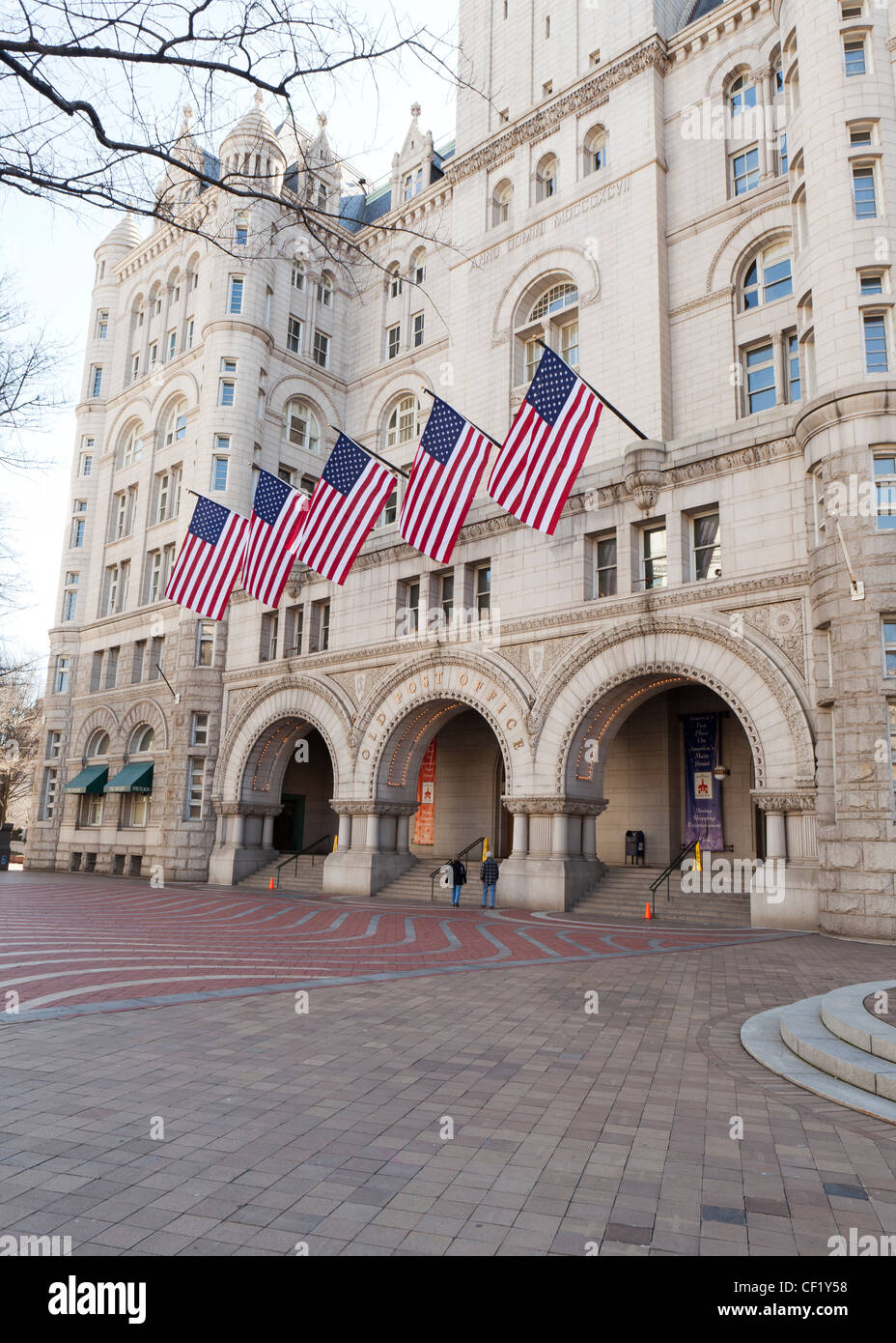 Altes Postgebäude - Washington, DC USA Stockfoto