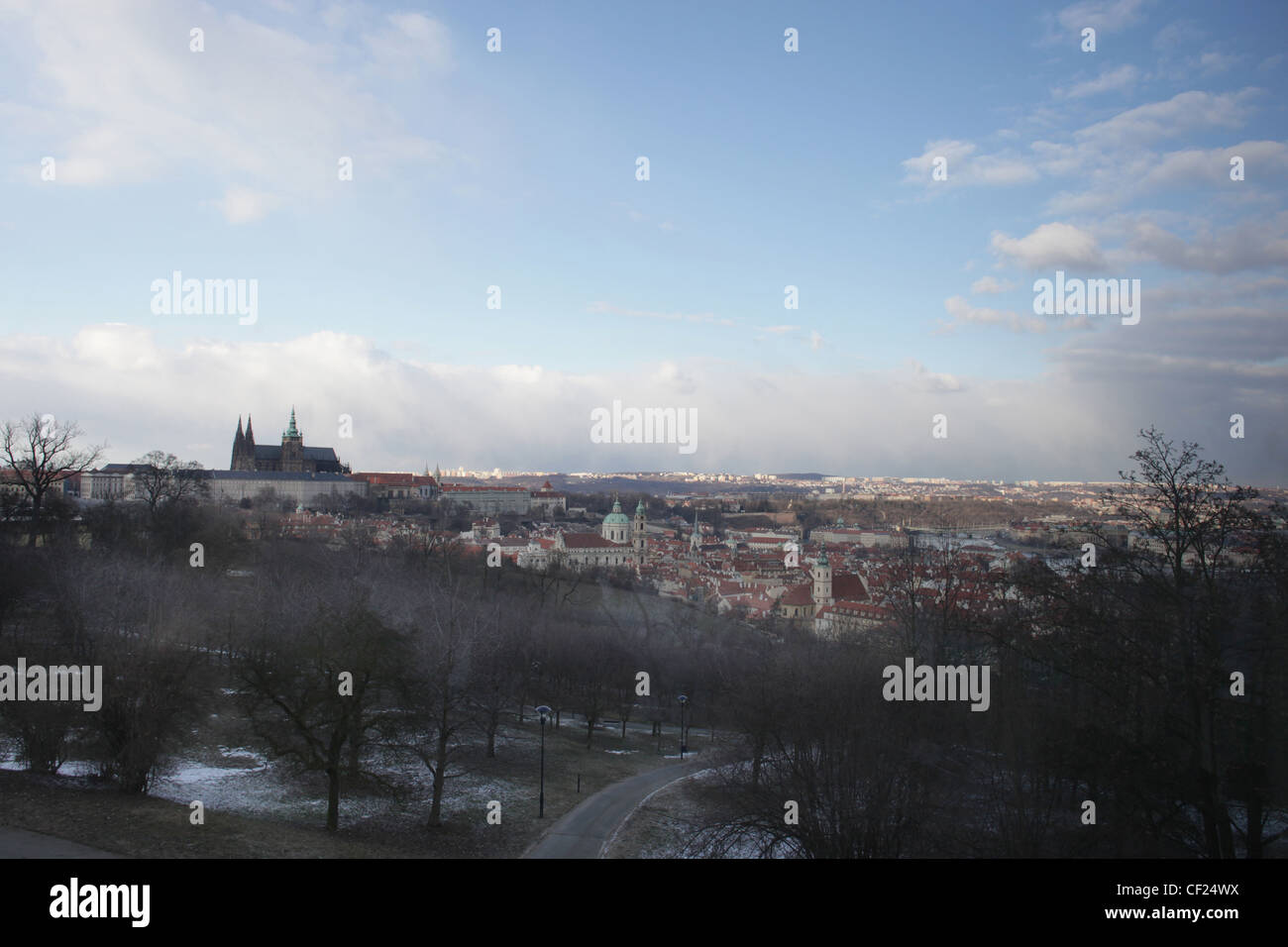 Aussicht auf Prag, Tschechische Republik Stockfoto