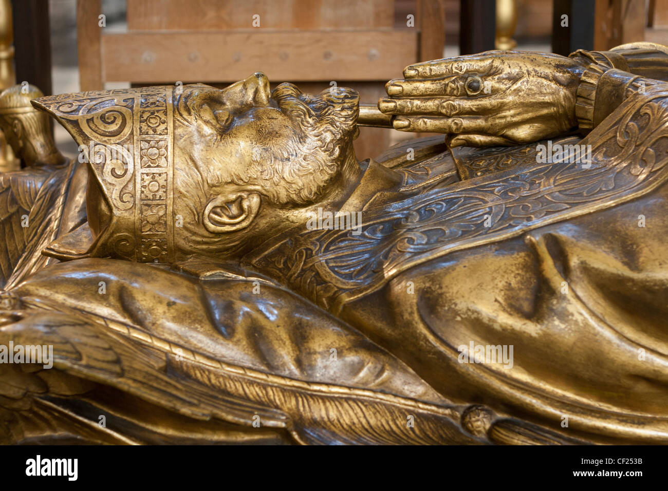 Der Kenotaph der erste Bischof von Southwark (Edward Talbot) in Southwark Cathedral. Stockfoto