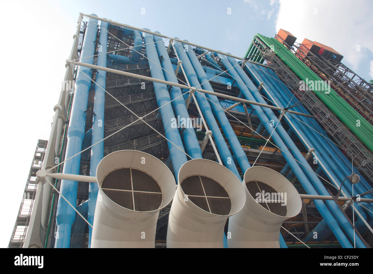 Das Centre Pompidou in Paris Frankreich Stockfoto