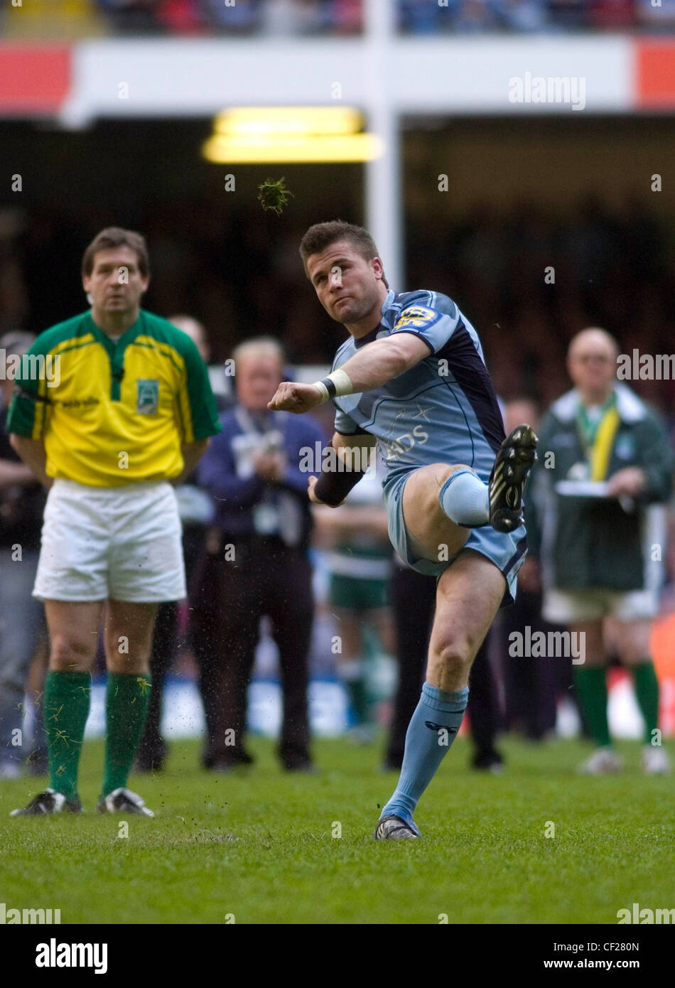 Cardiff Blues Rugbyspieler Ceri Sweeney. Stockfoto