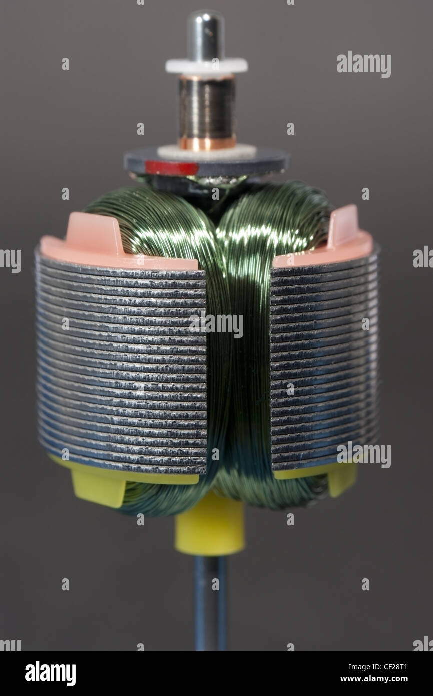 Anker eines Elektromotors Stockfoto