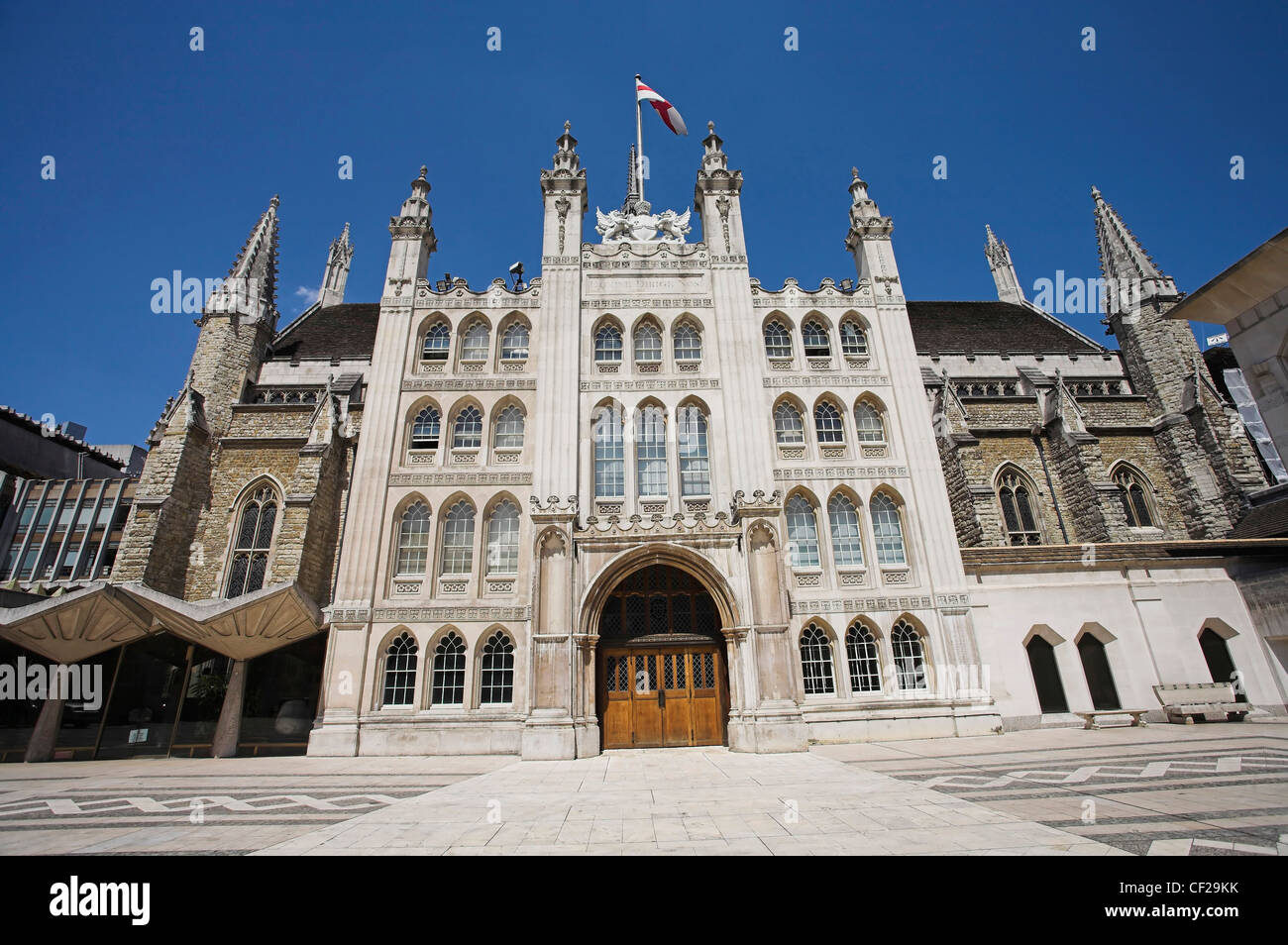 Guildhall, zeremoniellen und administrativen Zentrum der Londoner City und seine Corporation. Stockfoto