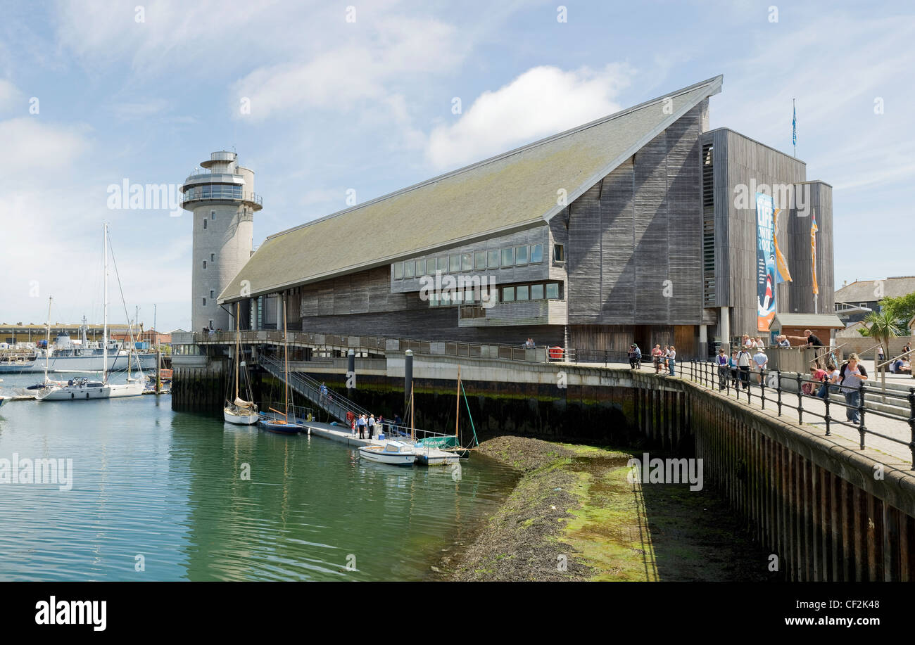 Das National Maritime Museum Cornwall gewidmet "ein Verständnis von Booten und ihren Platz im Leben der Menschen und der Stockfoto