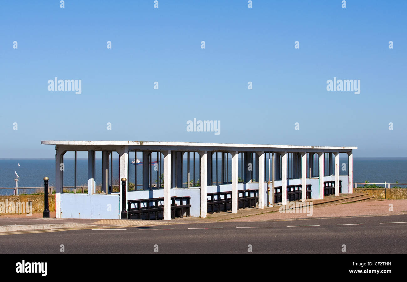 Ein Meer-Schutz auf Fort Hill in Margate. Stockfoto