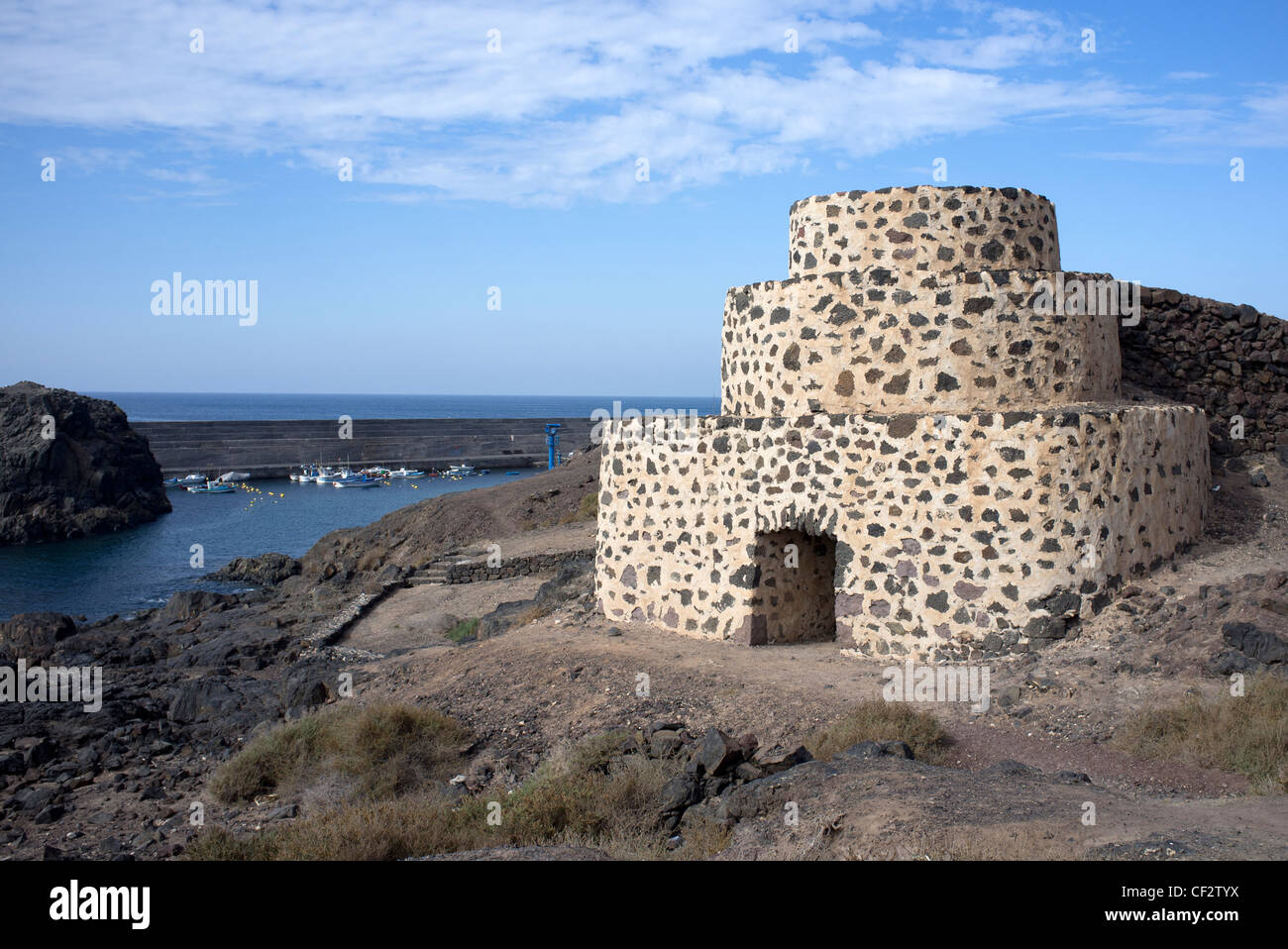 Festung El Cotillo Fuerteventura Stockfoto