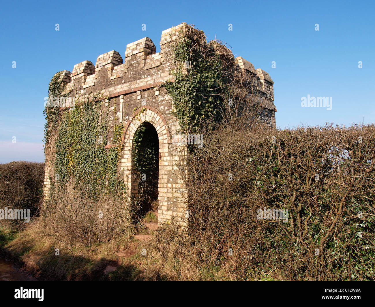 Der Belvedere-Turm, Hatherleigh, Devon, UK Stockfoto