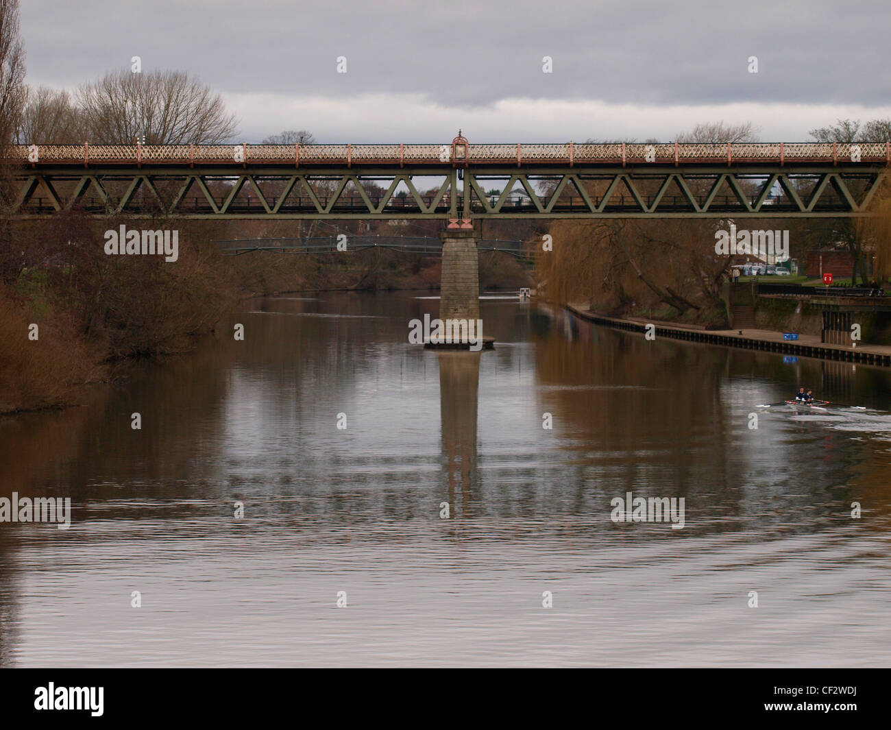 Worcester-Viadukt, Großbritannien Stockfoto