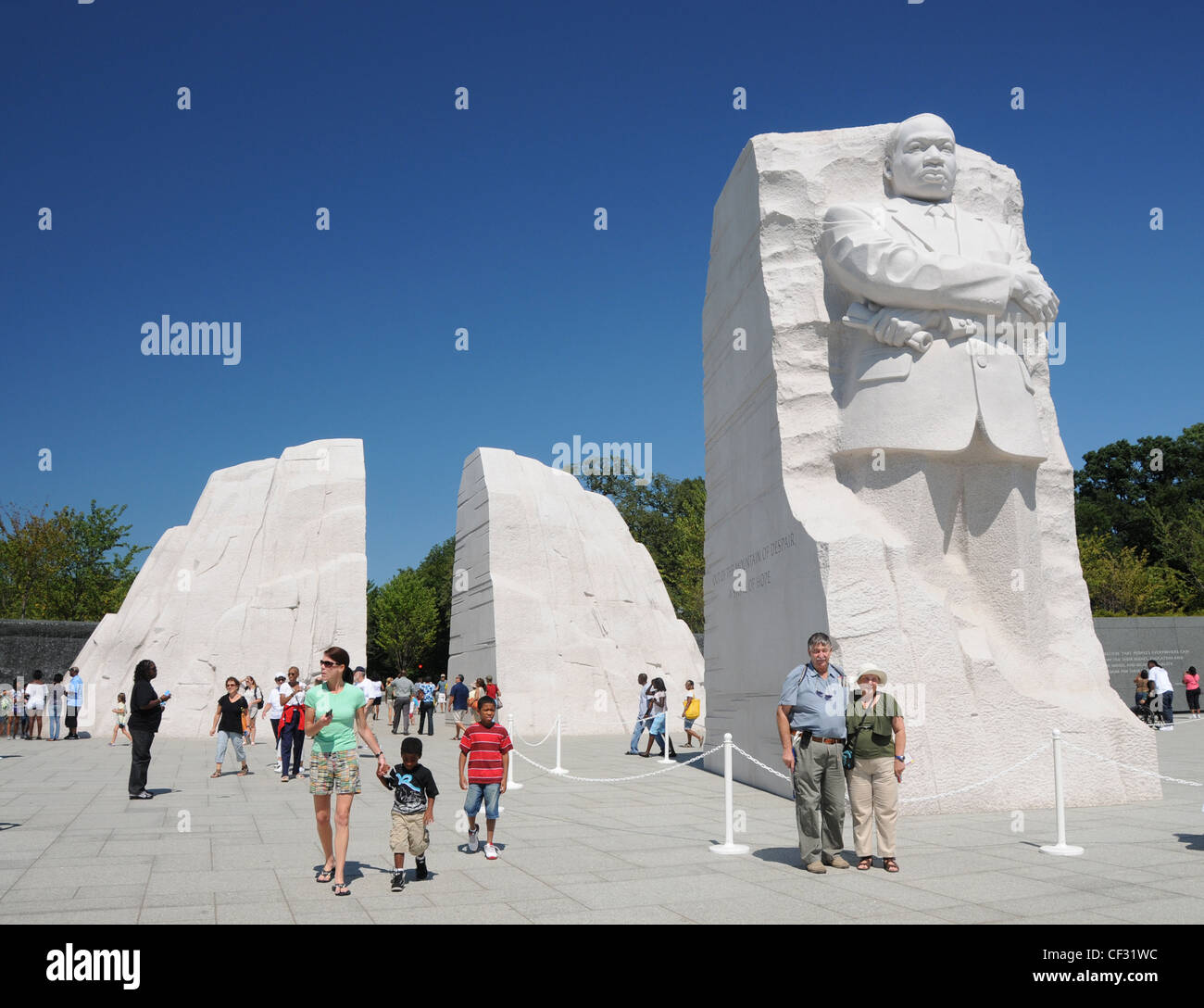 Martin Luther King, Jr. National Memorial auf der Mall in Washington, D.C. Stockfoto