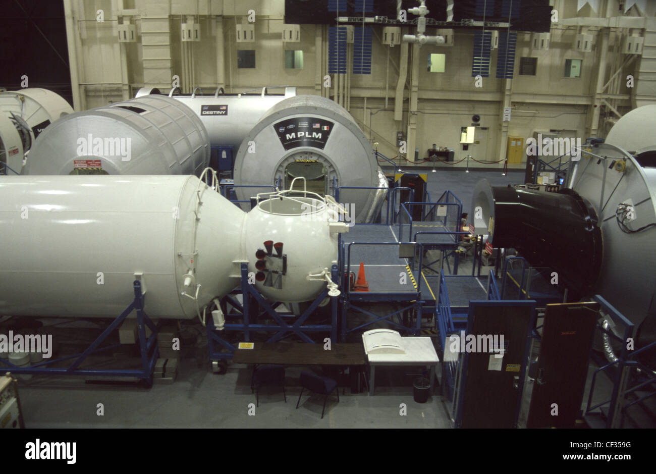 Internationale Raumstation-Trainingsbereich USA Houston Texas Johnson Space Center Stockfoto