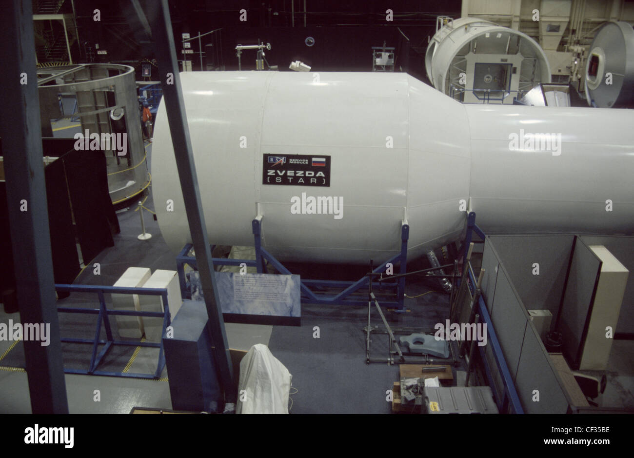 Internationale Raumstation-Trainingsbereich USA Houston Texas Johnson Space Center Stockfoto