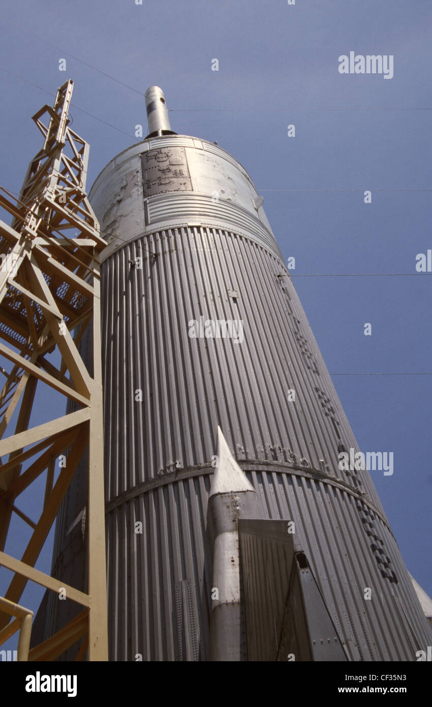 USA Houston Texas Johnson Space Center Rocket Park Stockfoto