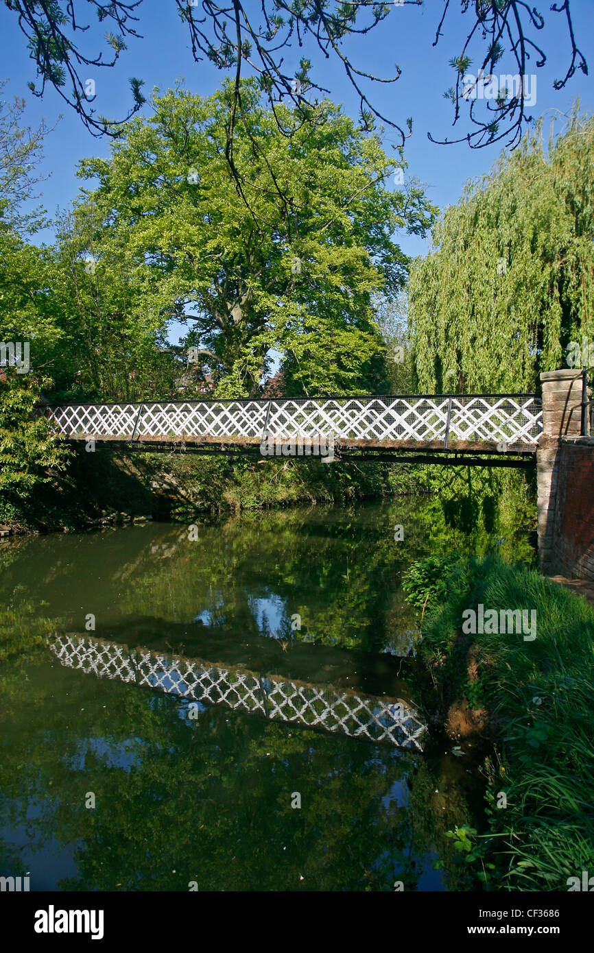 YorkBrücke über den River Leam in Leamington Spa Stockfotografie Alamy