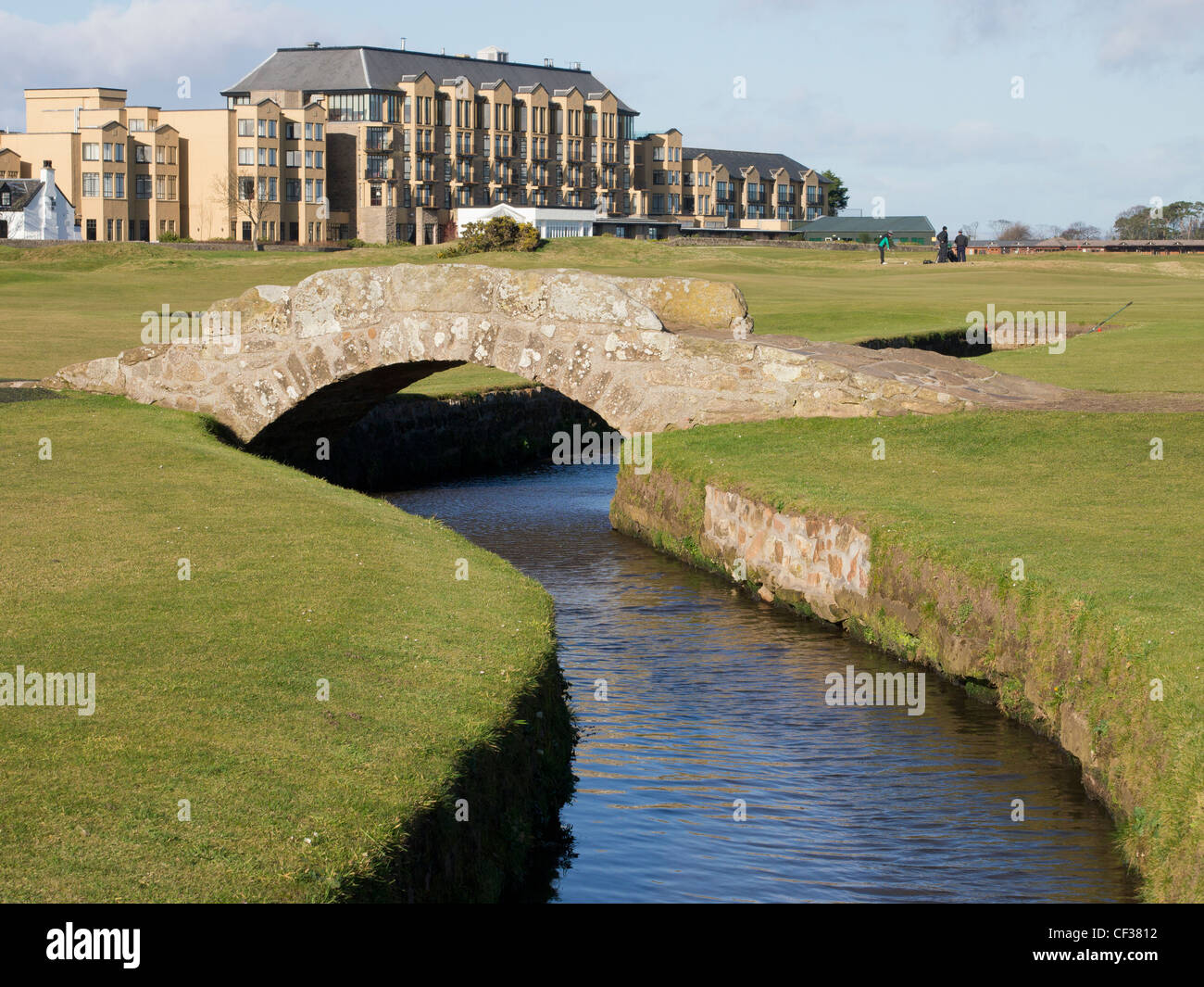 Der Old Course Swilcan Bridge St Andrews Stockfoto