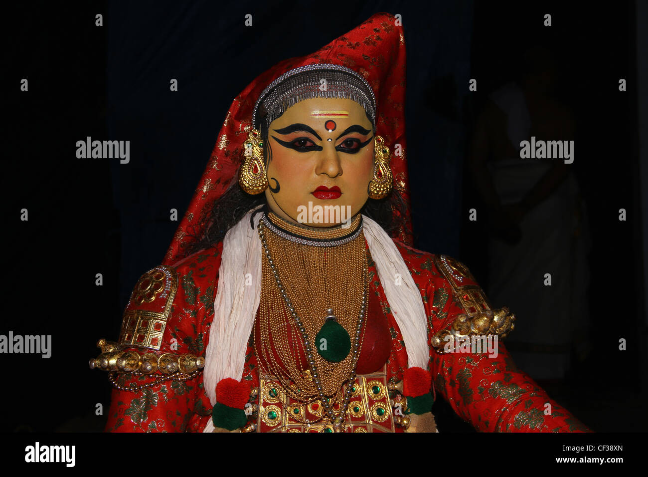 Kathakali traditionellen Tanzform von Kerala Stockfoto