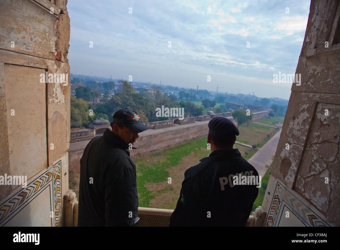 Sicherheit in der Festung von Lahore, Lahore, Pakistan Stockfoto