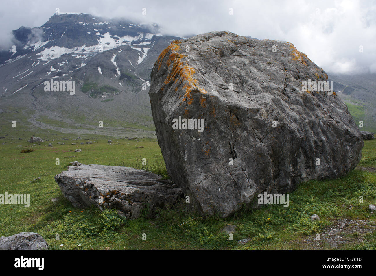Kraftort, Engstligenalp Mit Wildstrubel, Berenr Alpen, Schweiz Stockfoto