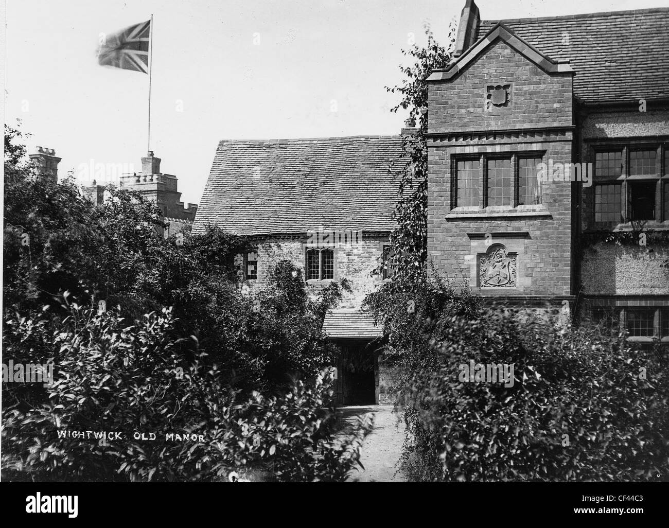 Wightwick Manor, Tettenhall, Wolverhampton, um 1900. Stockfoto