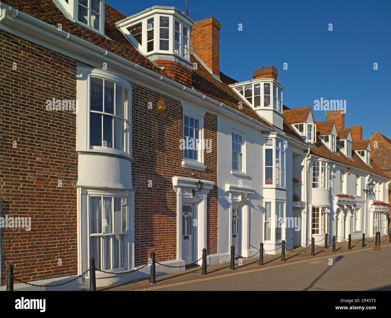 Am Flussufer befindet sich in Burnham auf Crouch. Stockfoto