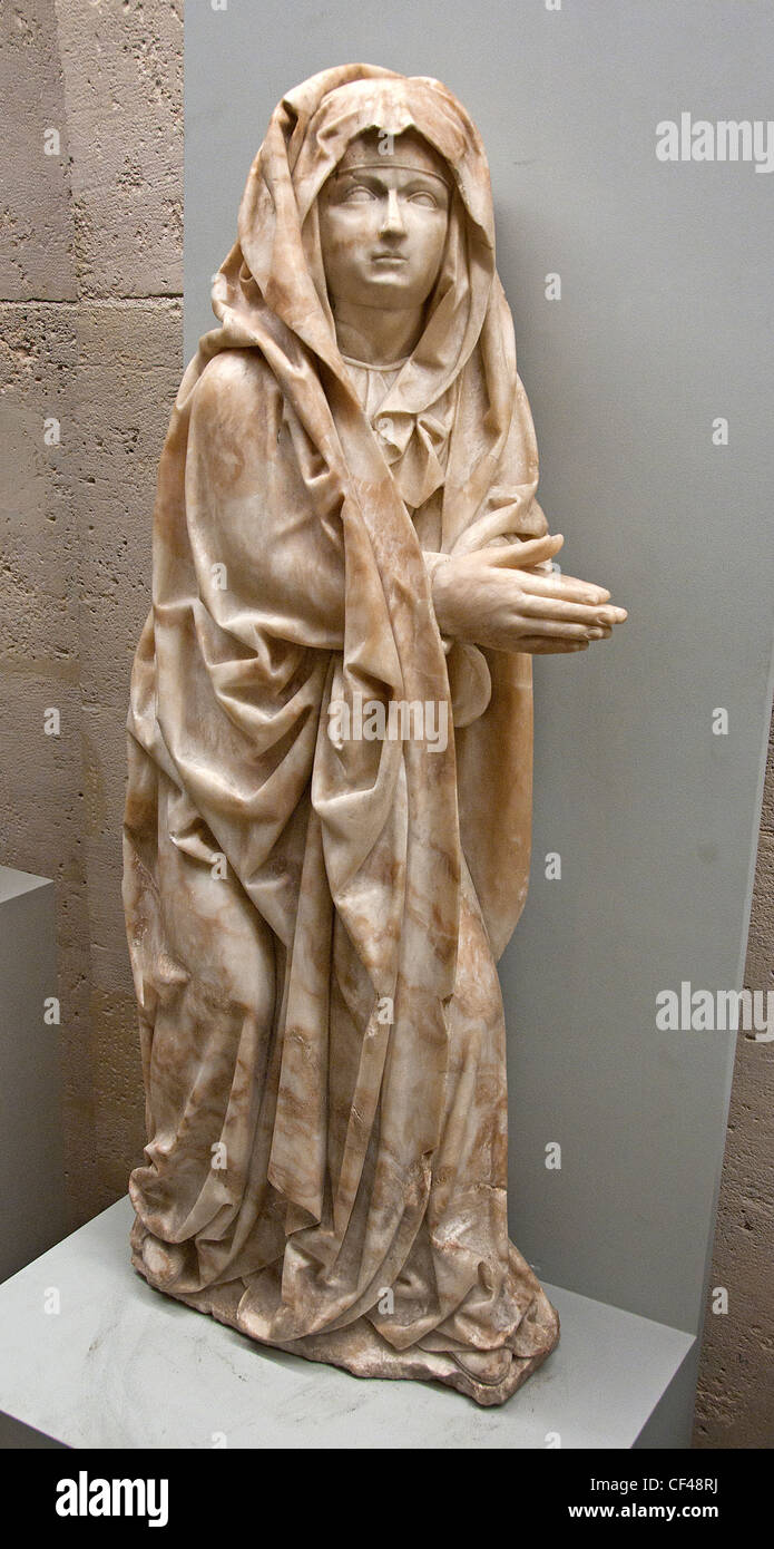 Lady von Golgatha südniederländischen 15 Cent von der Kathedrale von Cambrai Stockfoto