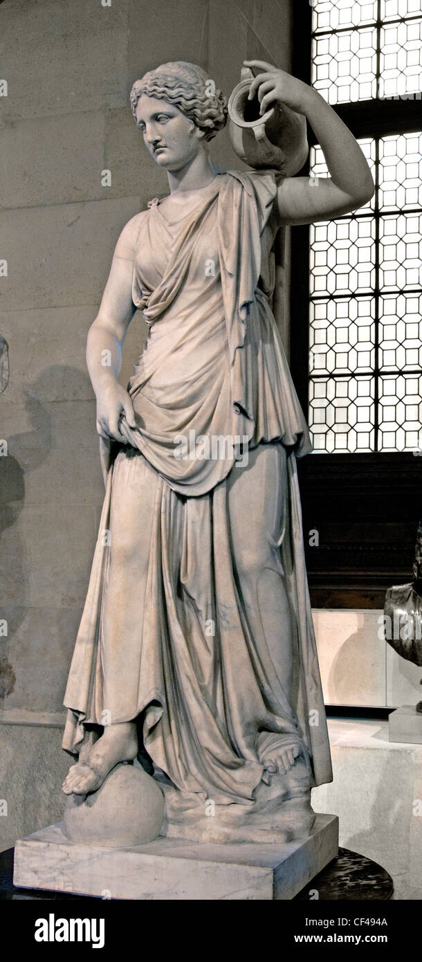 Nymphe Anchyrrhoe römischen 2 Cent AD Italien Stockfoto
