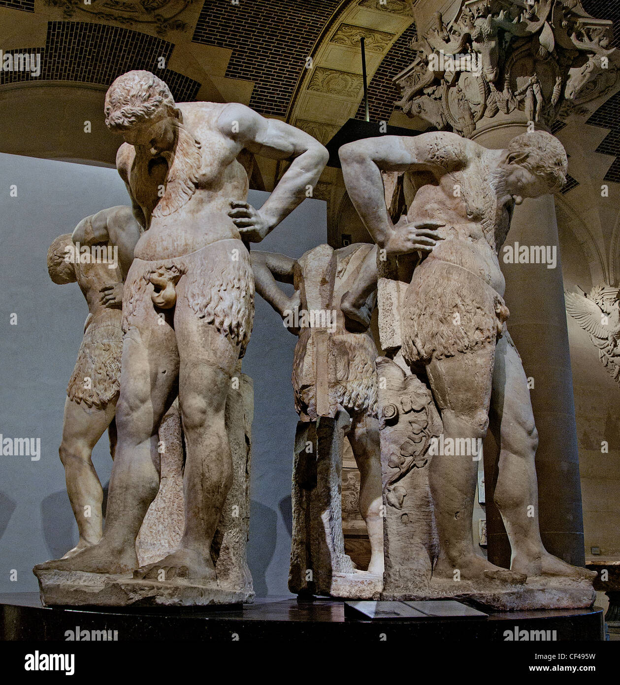 Satyrn auf Atlantis römischen des 2. Jahrhunderts n. Chr. Albani Collection Stockfoto