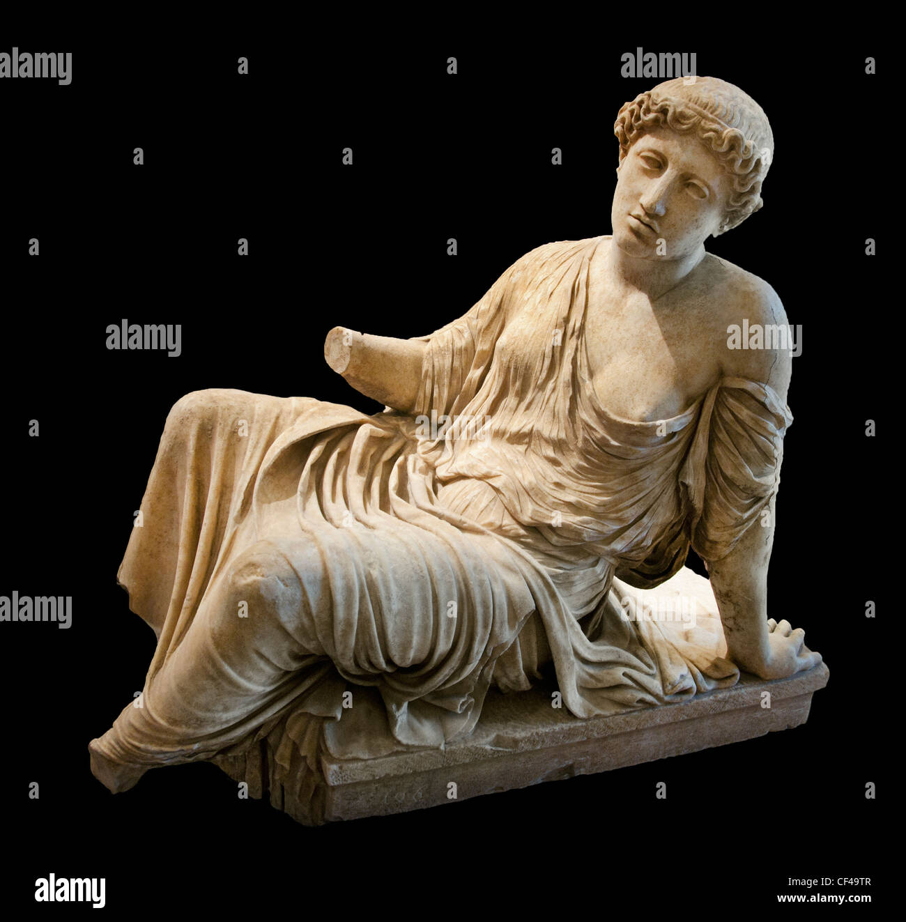 IO oder Callisto sitzt Frau, bekannt als der Barberini flehender 420 BC Deinomenes von Argos Griechisch Griechenland Stockfoto