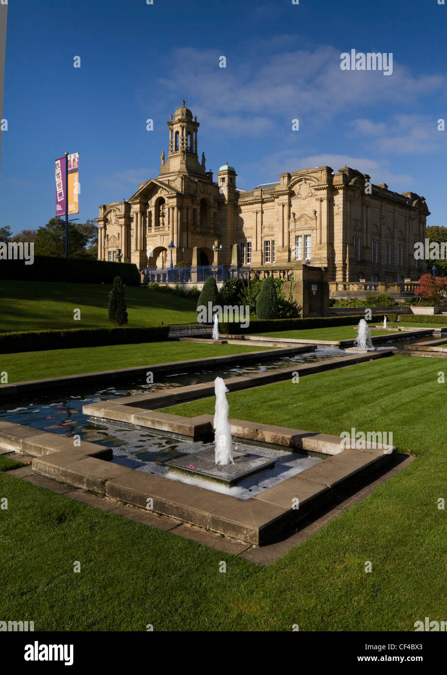 Cartwright Halle, eröffnet 1904, ist Bradfords städtische Kunstgalerie. Es liegt im Lister Park, Manningham, Bradford. Stockfoto