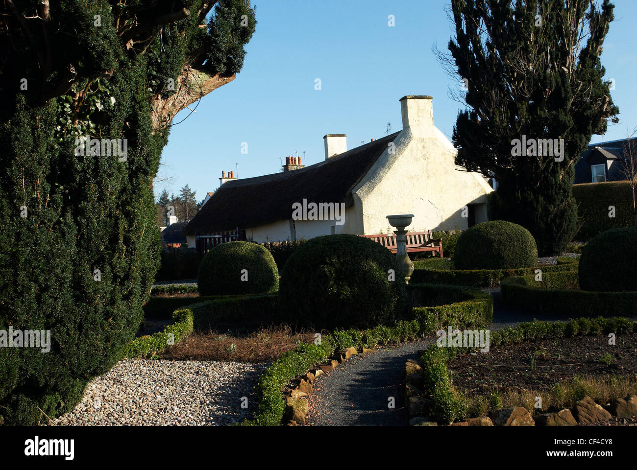 Burns Cottage Alloway Stockfoto