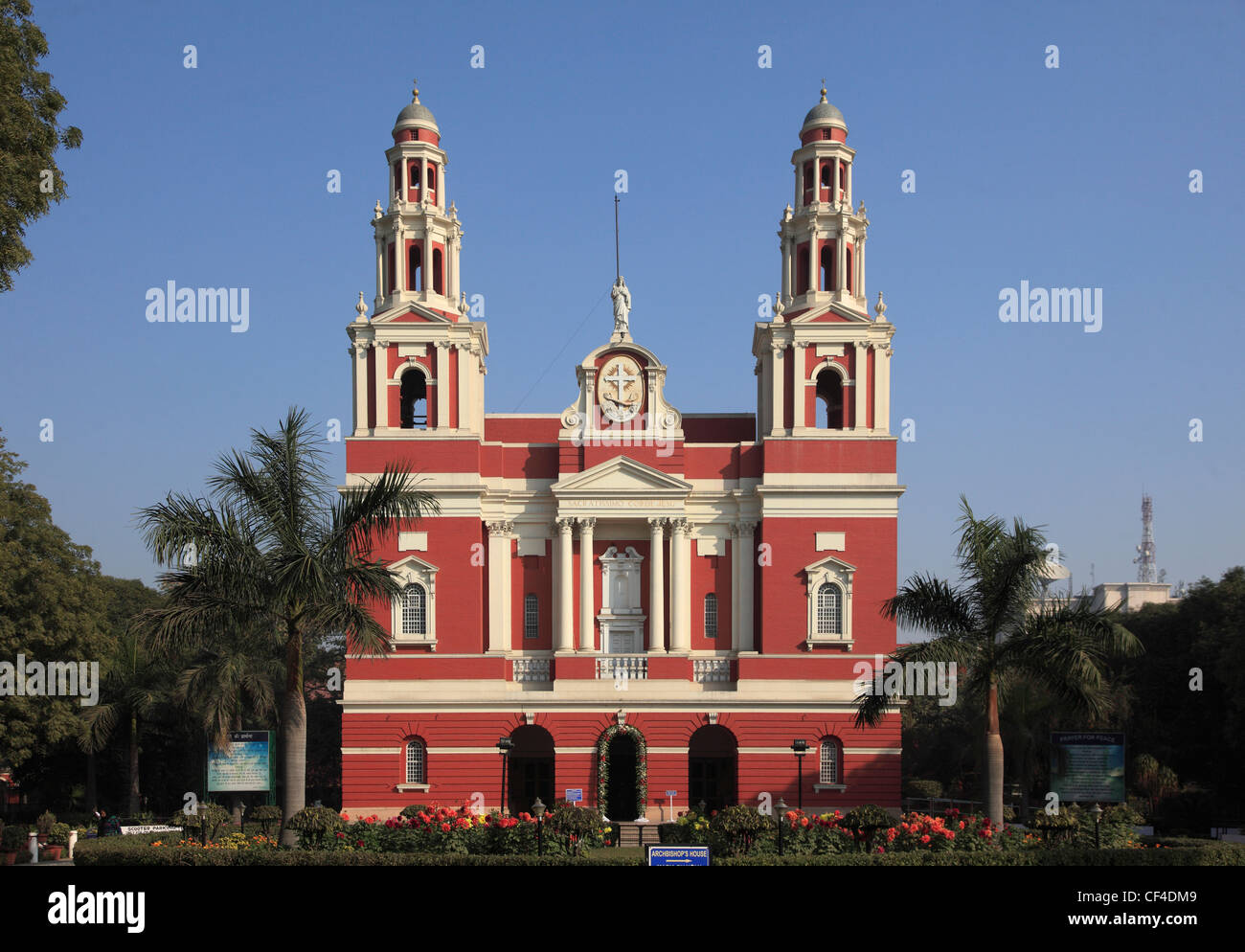 Indien, Delhi, Sacred Heart Cathedral Stockfoto