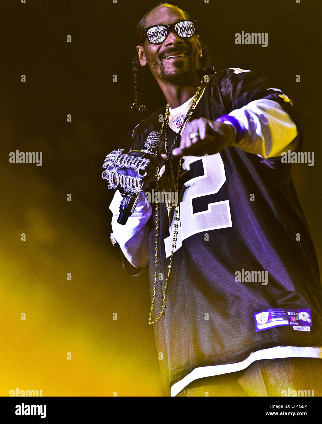 Snoop Dogg spielen Voodoo-Festival 2011 in New Orleans, Louisiana Stockfoto
