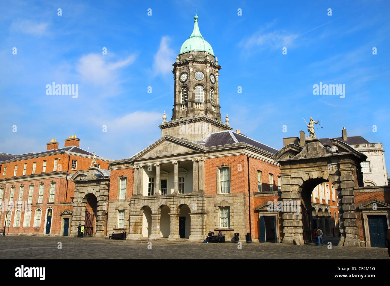 Dublin Castle historischer Architektur in Dublin, Irland. Stockfoto