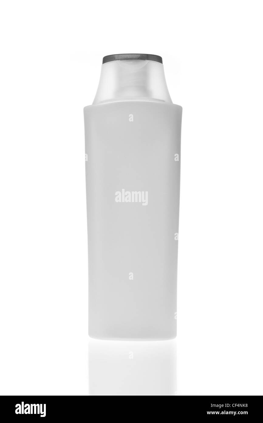 kosmetische Flasche isoliert auf weißem Hintergrund Stockfoto