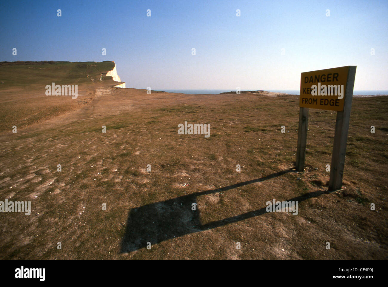 South Downs Way am Beachy Head. Stockfoto