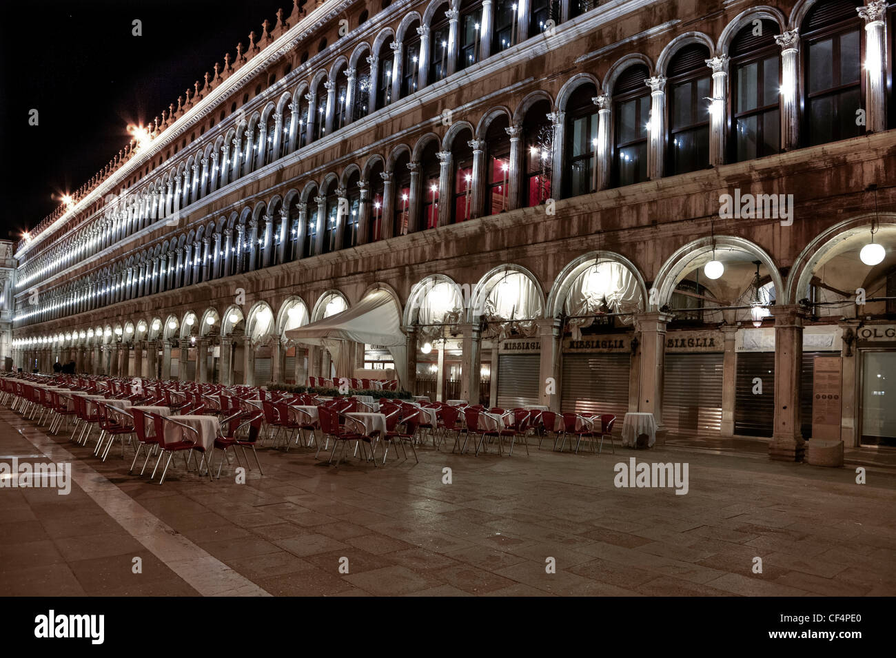 Palast der Magistrate, Piazza San Marco, Venedig, Veneto, Italien Stockfoto