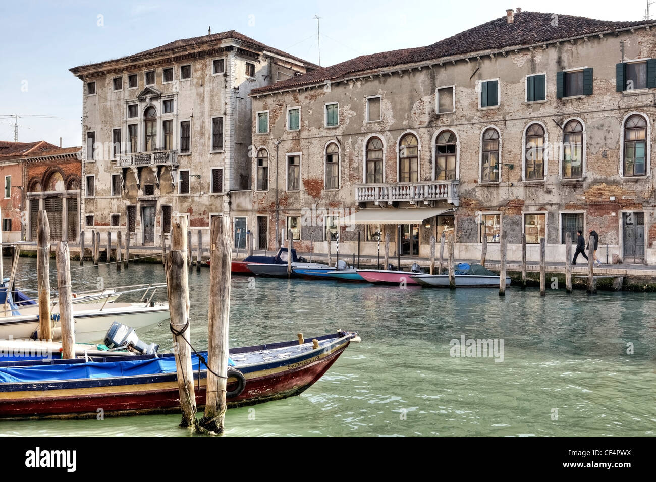 Canale di San Donato, Murano, Veneto, Italien Stockfoto