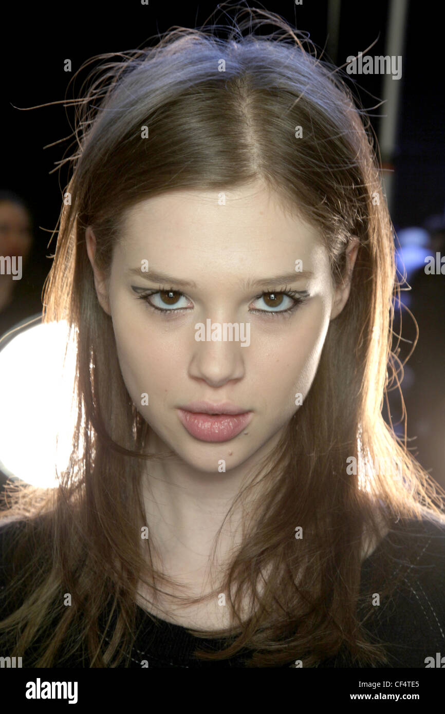 DKNY Backstage NewYork bereit zu Herbst Winter 2011 2012 tragen Stockfoto