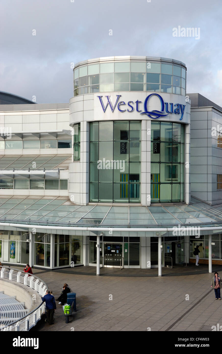 Der West Quay Shopping Centre in Southampton. Stockfoto