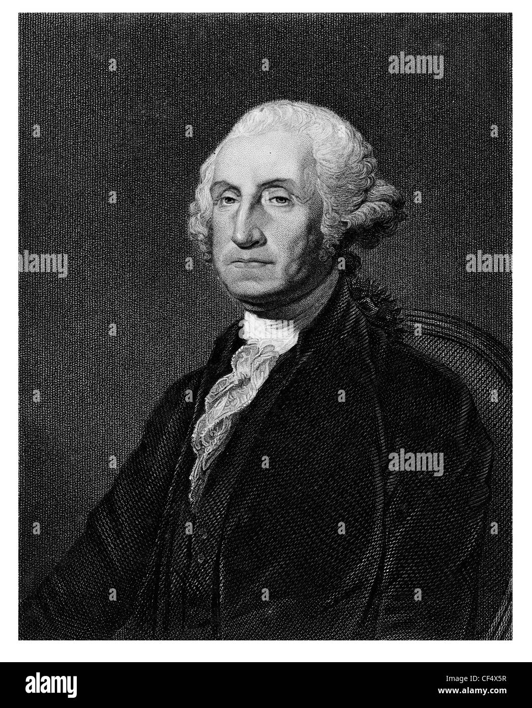 George Washington Präsident von Vereinigte Staaten militärische politischen Oberbefehlshaber Continental Army Verfassung Stockfoto
