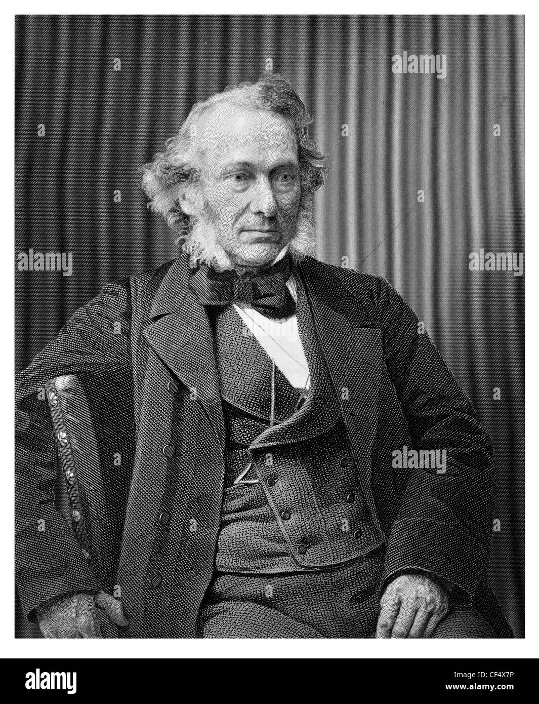 Richard Cobden 1804 1865 britischer Hersteller radikale liberale Staatsmann Anti-Corn Law League Stockfoto