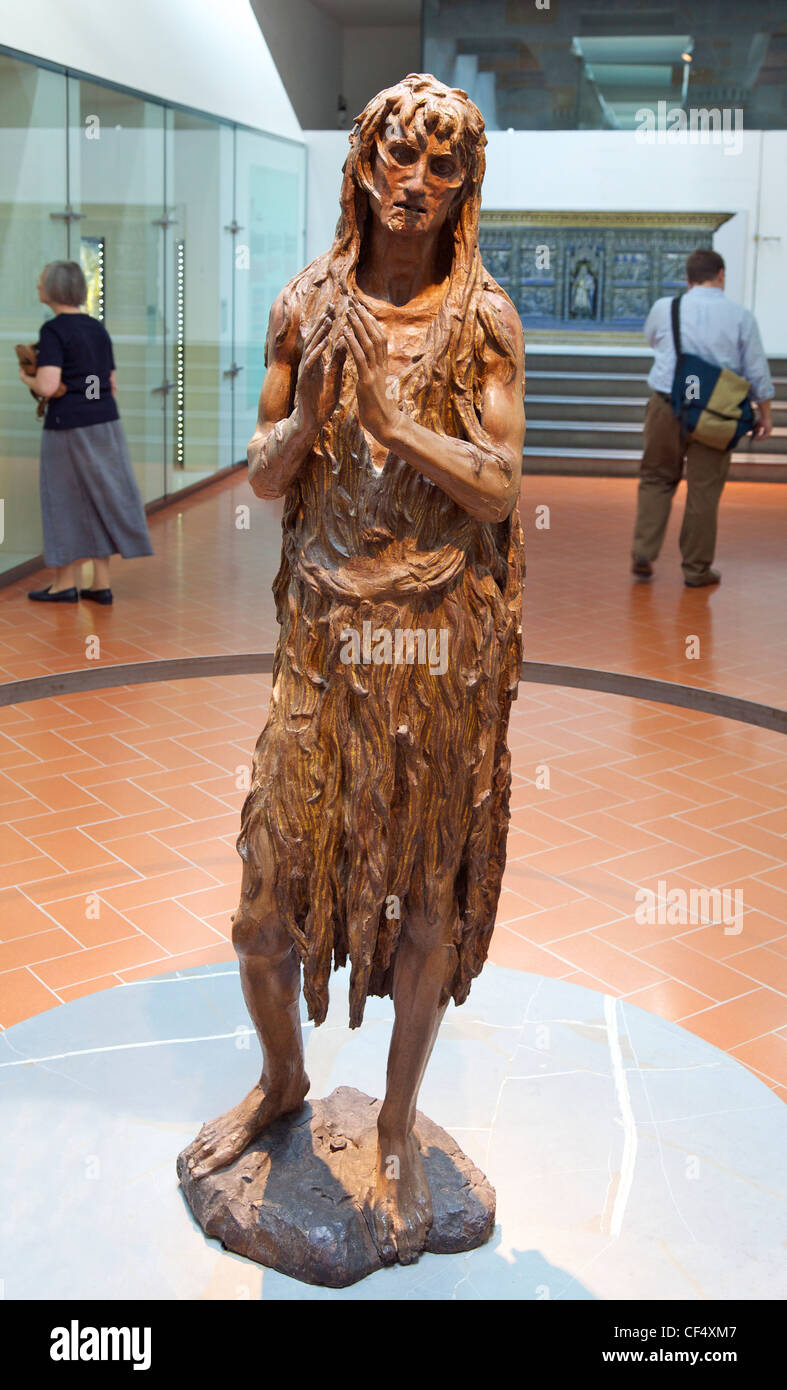 La Maddalena, Mary Magdalene Penitent, von Donatello, 1440, Opera di Santa Maria del Fiore, Florenz, Toskana, Italien, Europa Stockfoto