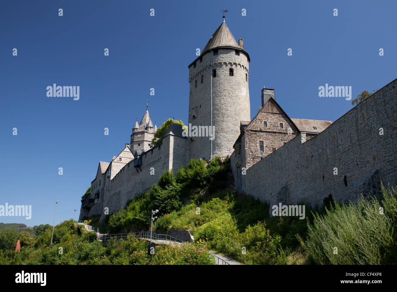 Burg Altena, Altena, Lennetal, Sauerland, Nordrhein-Westfalen, Deutschland, Europa Stockfoto